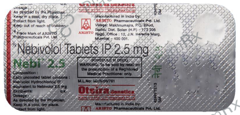 Nebi 2.5mg Tablet 10s