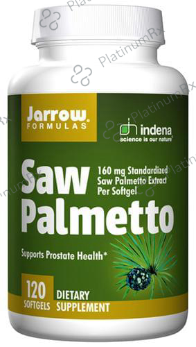 Jarrow Formulas Saw Palmetto 160mg Soft Gelatin Capsule - Supports Prostate Health