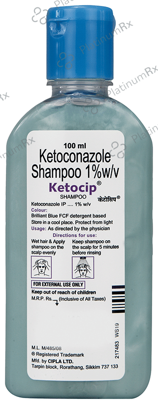 Ketocip 1% Shampoo 100ml