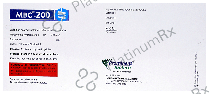 MBC 200 Tablet SR