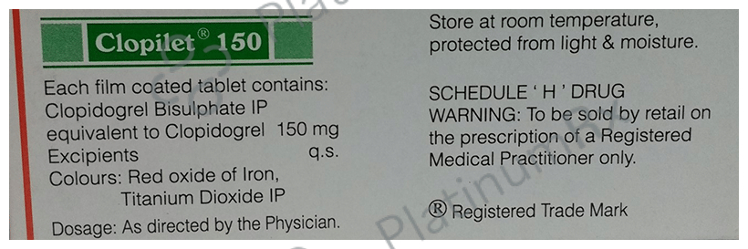 Clopilet 150mg Tablet 10s