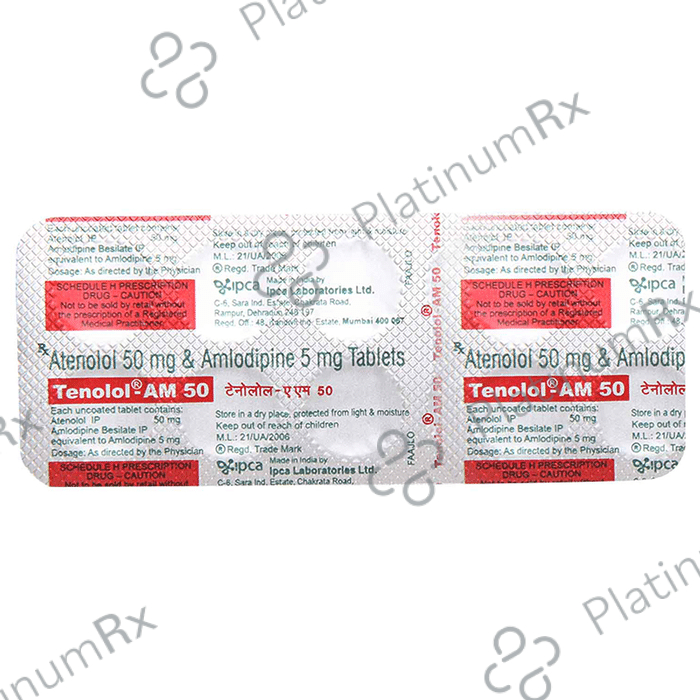 Tenolol AM 5/50mg Tablet 10s