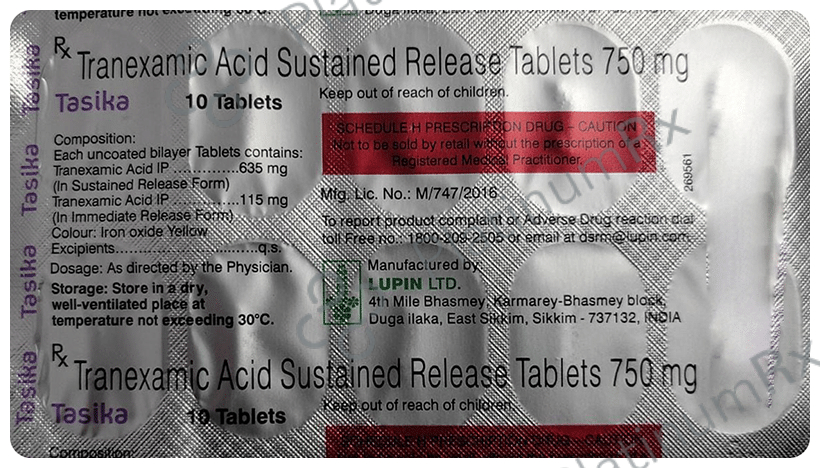 Tasika 750mg Tablet SR 10s