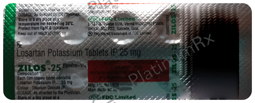 Zilos 25mg Tablet 10s