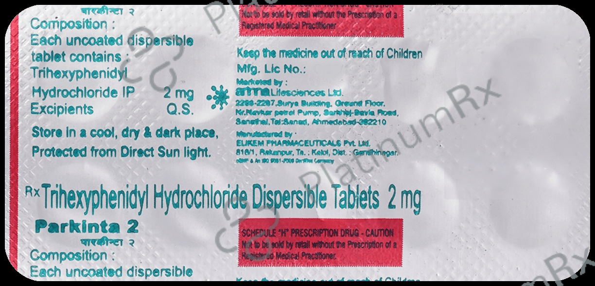 Parkinta 2mg Tablet
