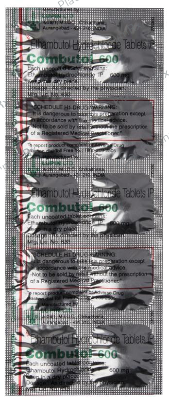Combutol 600 Tablet