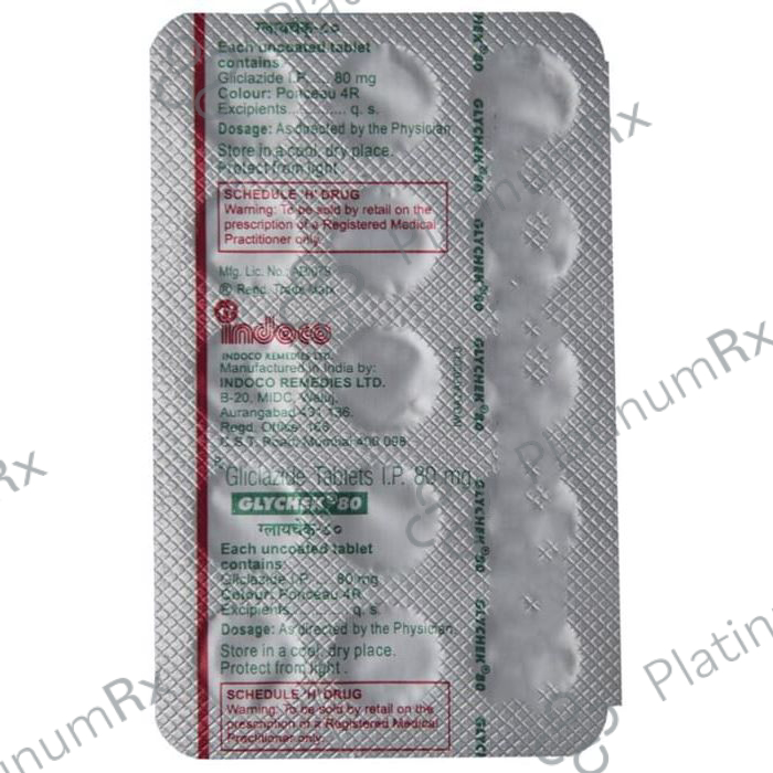 Glychek 80mg Tablet 15s