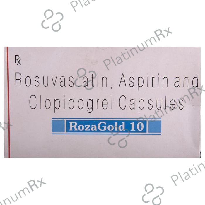 Rozagold 10/75/75mg Capsule 10s