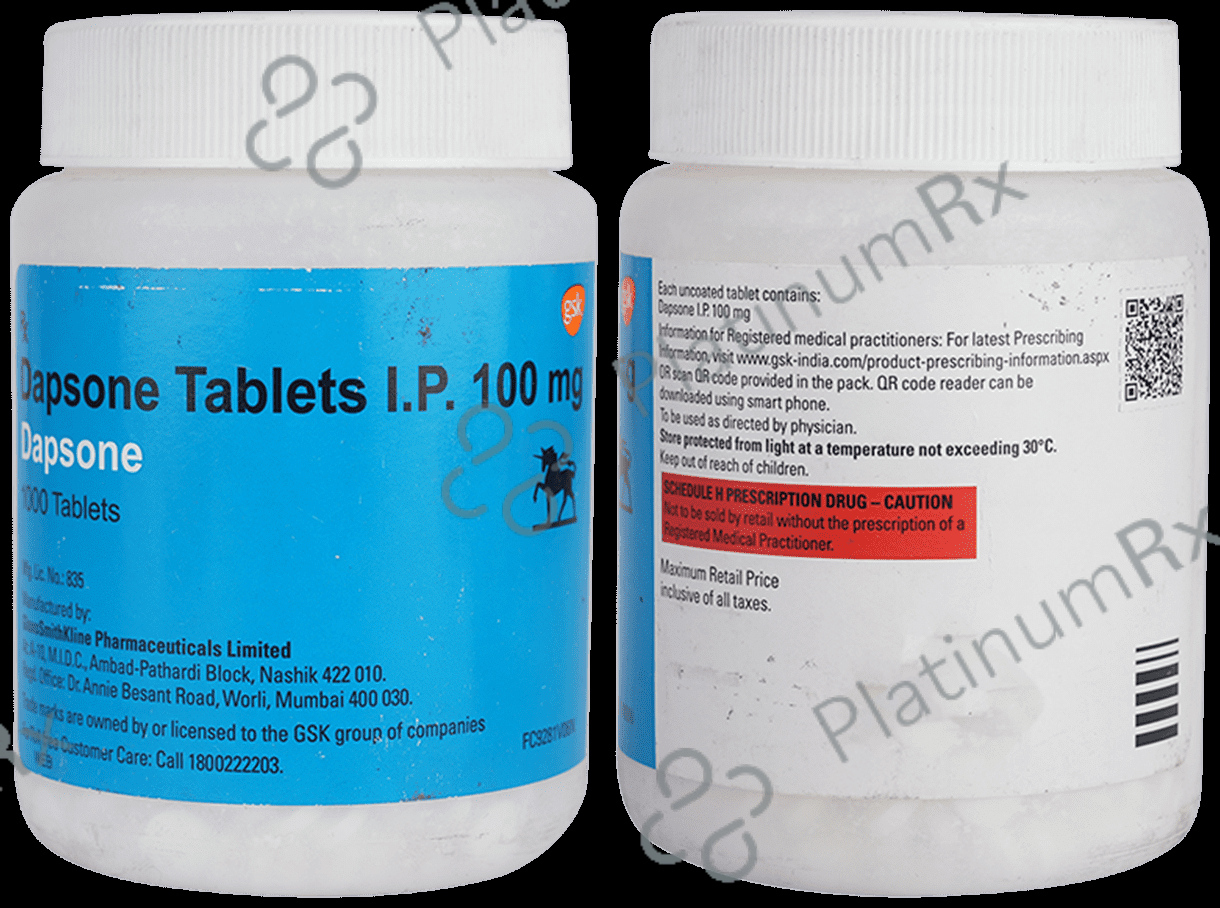 Dapsone 100mg Tablet 1000s