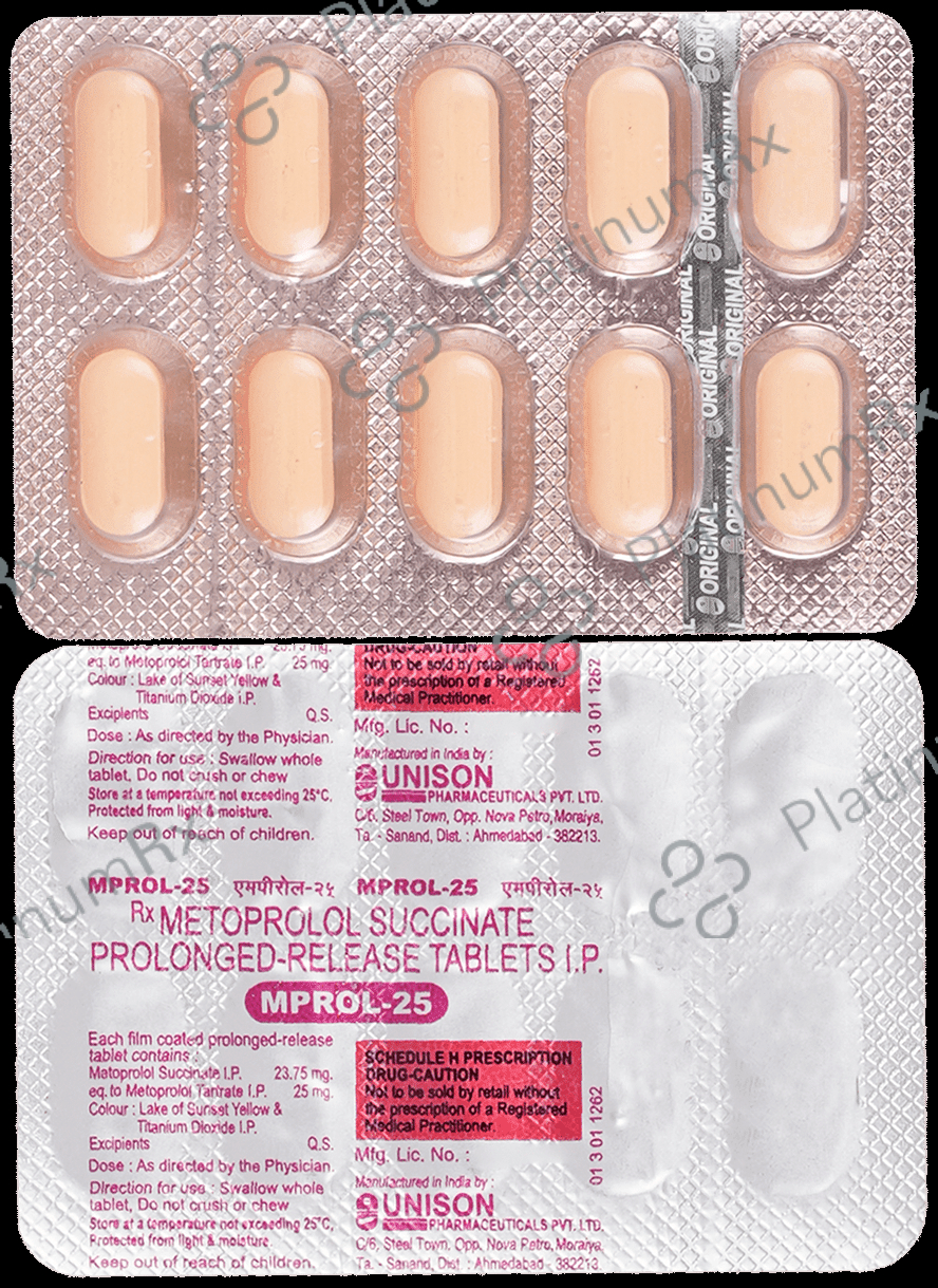 Mprol 25mg Tablet