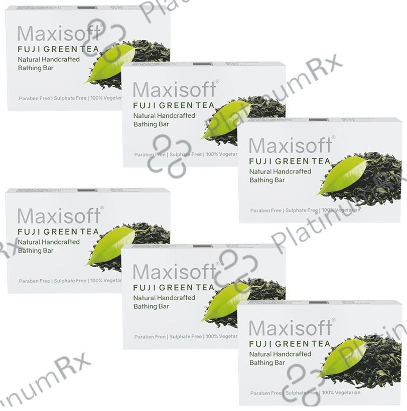 Maxisoft Fuji Green Tea Bathing Bar (75gm Each) 6 units