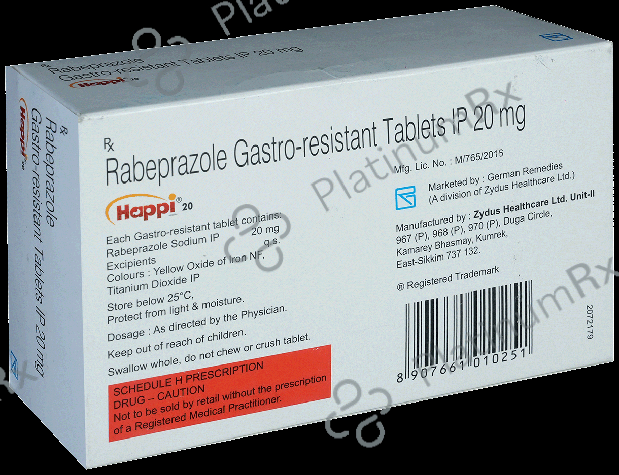 Happi 20mg Tablet 15s