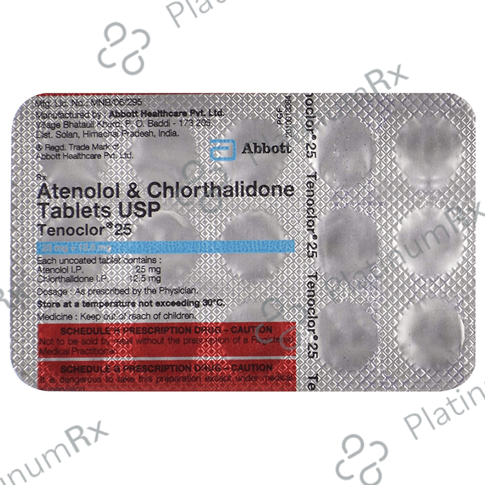 Tenoclor 25/12.5mg Tablet 15s