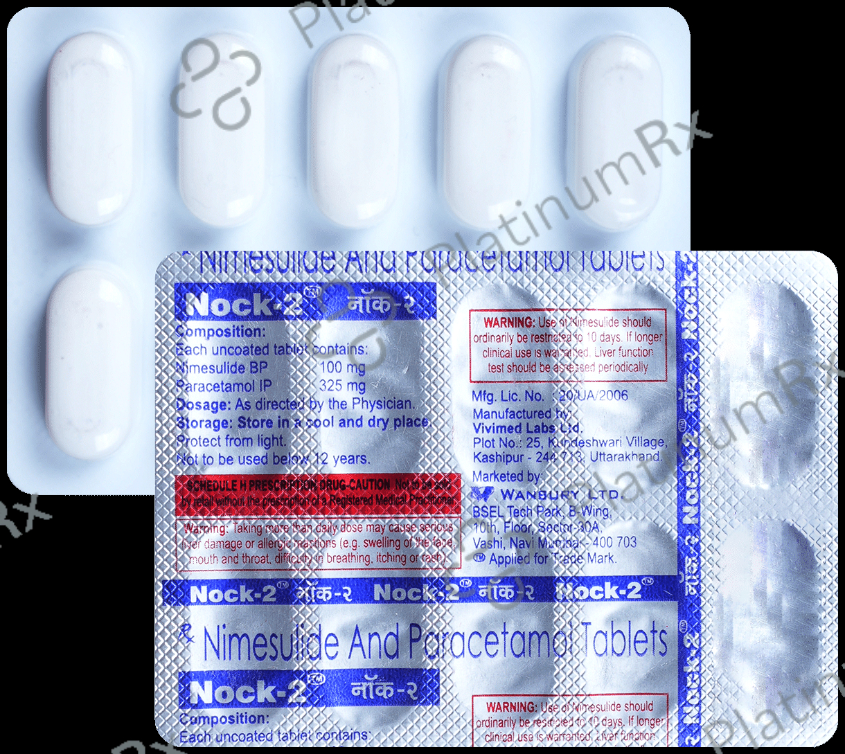 Nock 2 100/325mg Tablet 10s