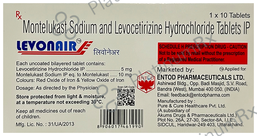 Levonair 5mg/10mg Tablet