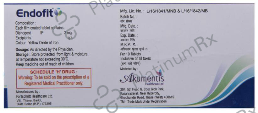 Endofit Tablet