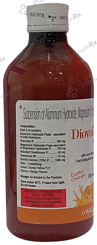 Diovol-LA Suspension Exotic Orange Sugar Free