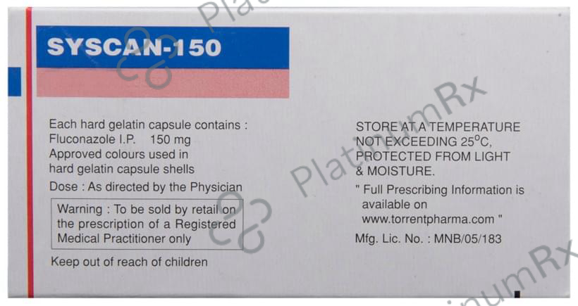 Syscan 150mg Capsule 1s