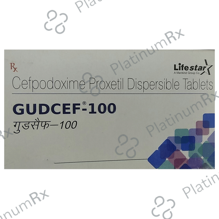 Gudcef DT 100mg Tab 10s