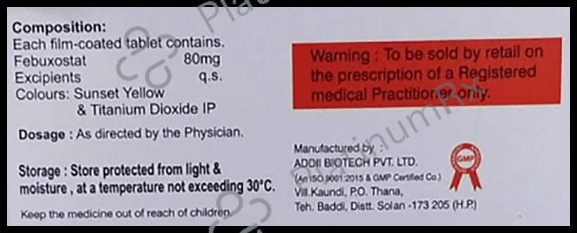 Febudoc 80 Tablet