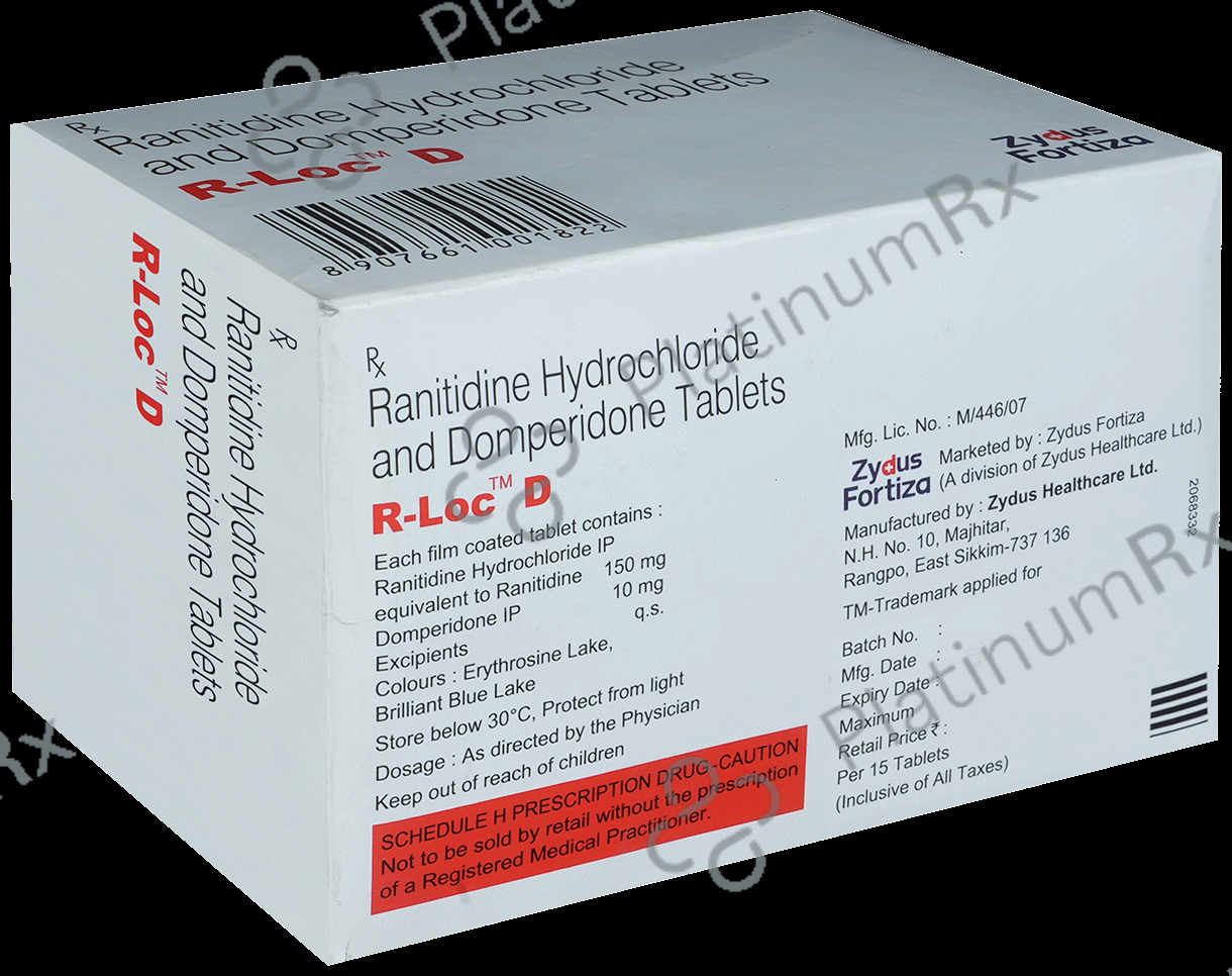 R-Loc D 10mg/150mg Tablet