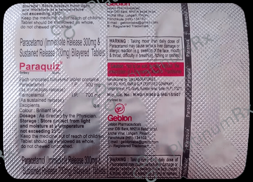 Paraquiz Tablet SR