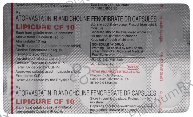 Lipicure CF 10 Capsule IR