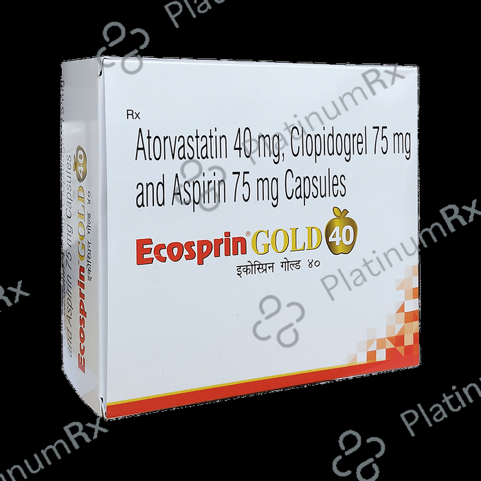 Ecosprin Gold 40/75/75mg Capsule 15s