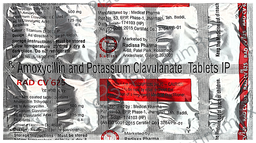 Rad CV 625 Tablet
