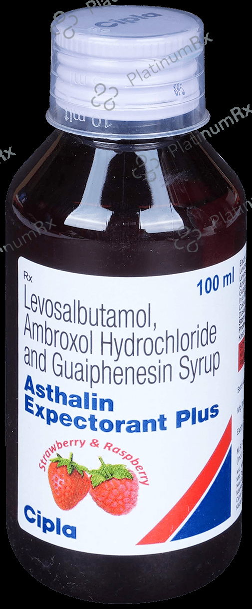 Asthalin Plus 15/50/0.5mg Syrup 100ml