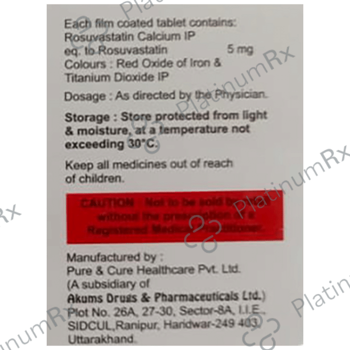 Rosycap 5mg Tablet 15s