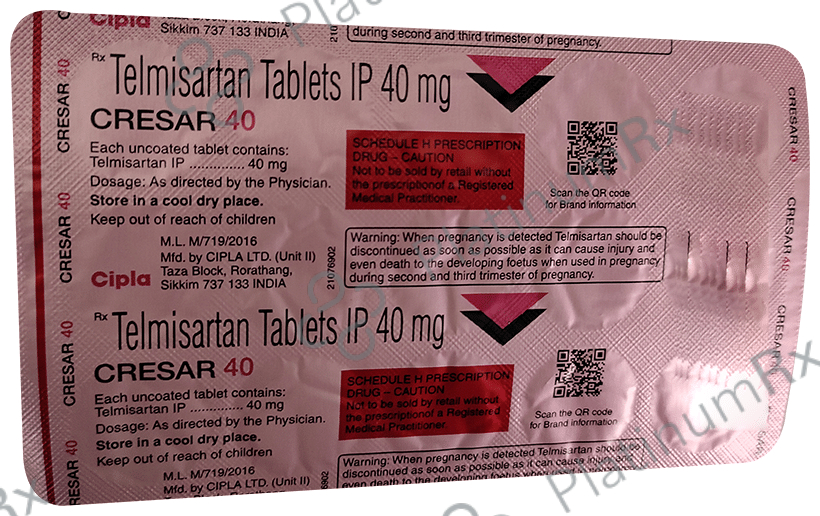Cresar 40mg Tablet 15s