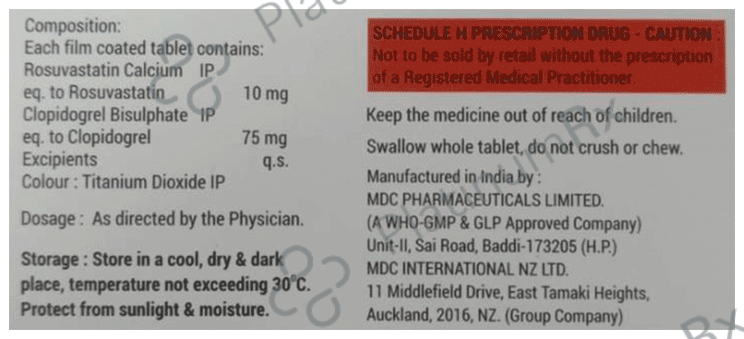 Rosuroy CV 10 Tablet