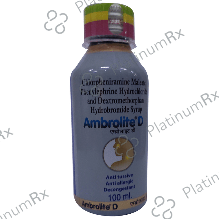 Ambrolite D Syrup 100ml
