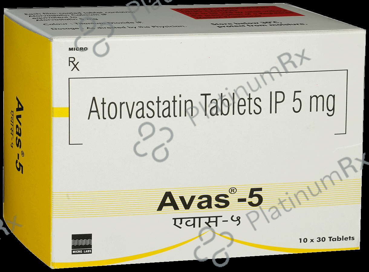 Avas 5mg Tablet 30s