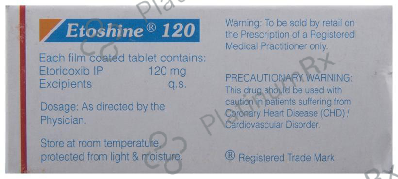 Etoshine 120mg Tablet 10s