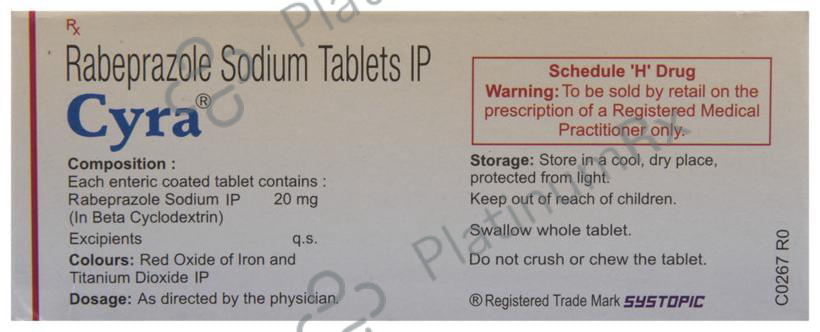 Cyra 20mg Tablet 10s