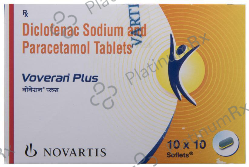 Voveran Plus 50/325mg Tablet 10s