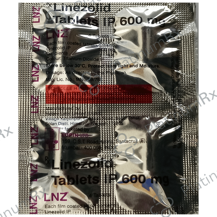 LNZ 600mg Tablet 10s