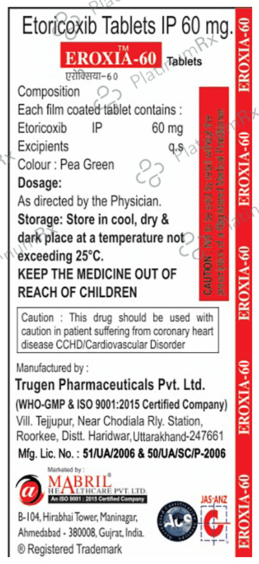 Eroxia 60 Tablet