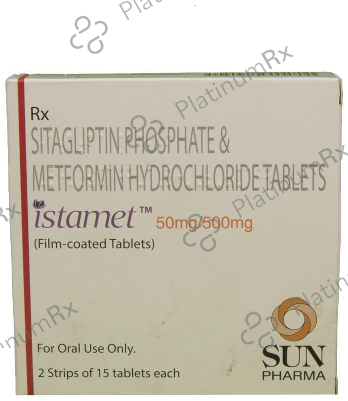 Istamet 50/500mg Tablet 15s