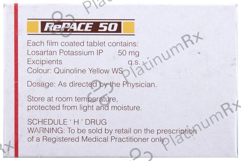 Repace 50mg Tablet 10s