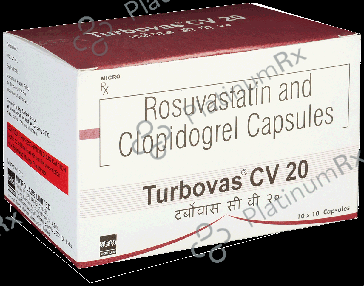 Turbovas CV 20/75mg Capsule 10s