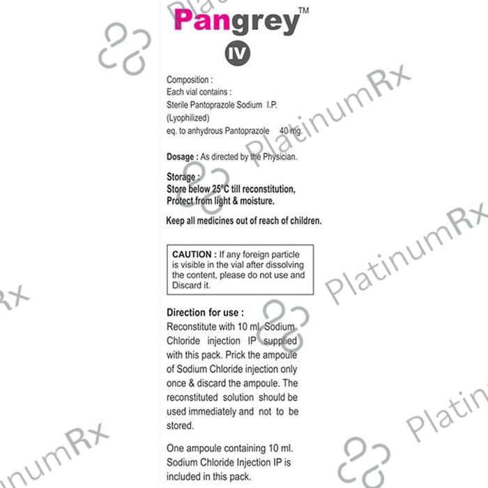 Pangrey IV Injection
