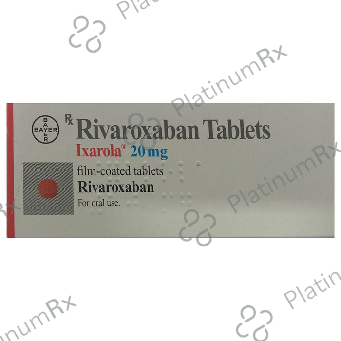 Ixarola 20mg Tablet 14s