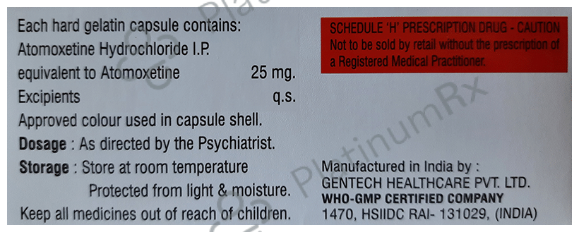 Atexitine 25 Capsule