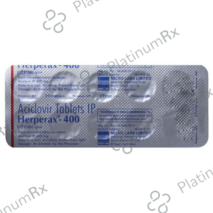 Herperax 400mg Tablet 10s