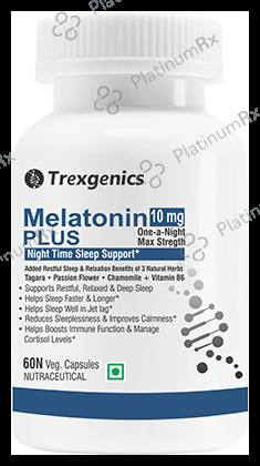 Trexgenics Melatonin Plus 5mg Veg Capsule