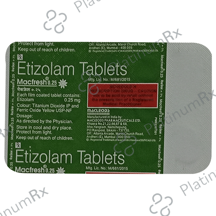 Macfresh 0.25 Tablet 10 Tablet