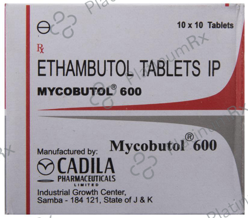 Mycobutol 600 Tablet